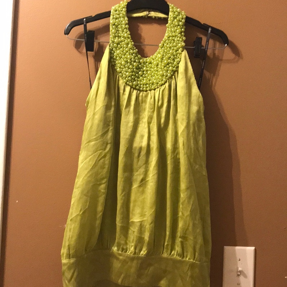 NWT Bebe silk halter